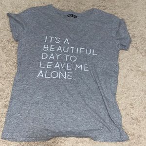 Grey shein tshirt